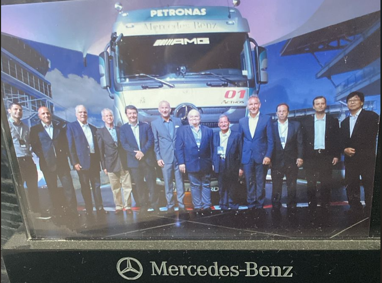 Castelo Fraga em convenção Mercedes-Benz