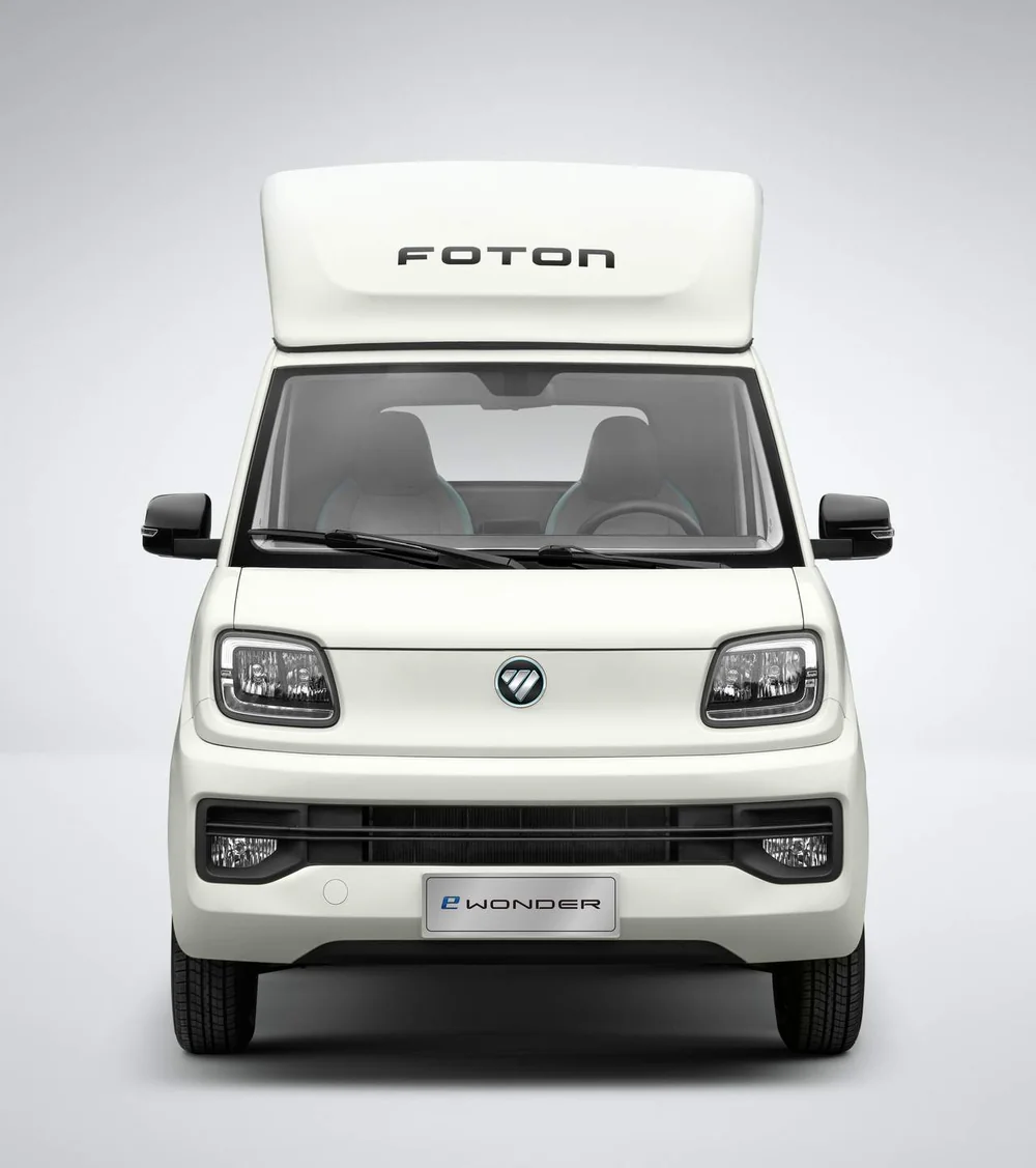 Foton eWonder chassi-cabine em vista frontal